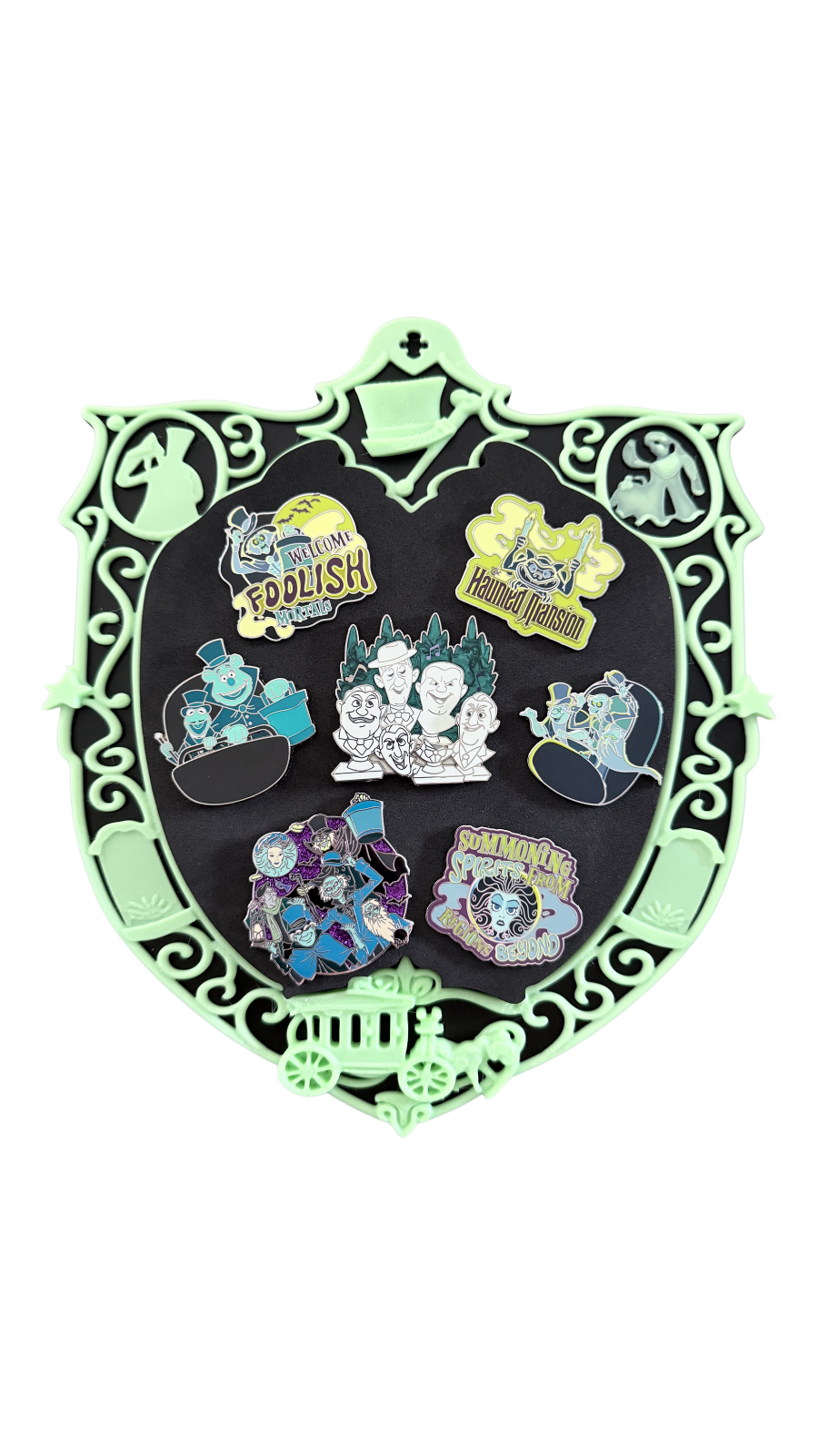Haunted Mansion Pins with Custom Frame