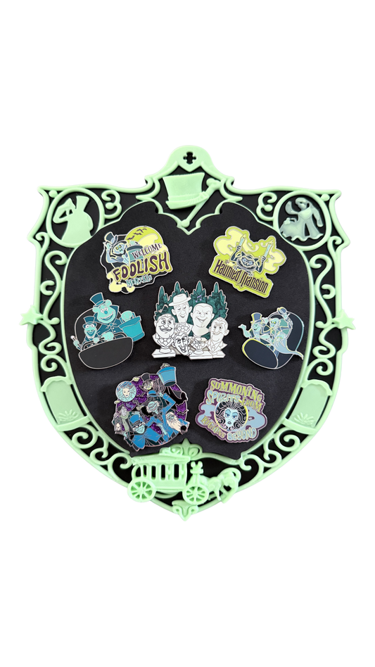 Haunted Mansion Pins with Custom Frame
