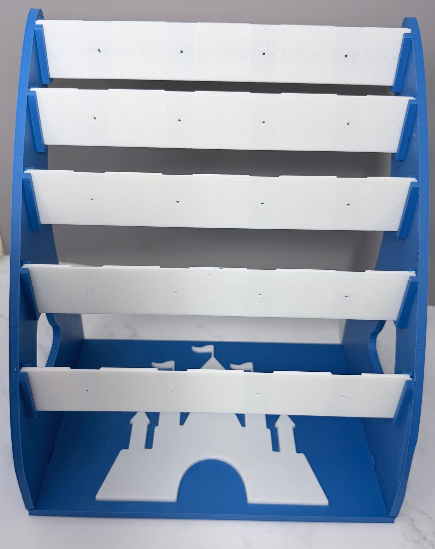Tiered Pin Display Rack for Trading & Collecting Enamel Pins — Holds 20 Pins