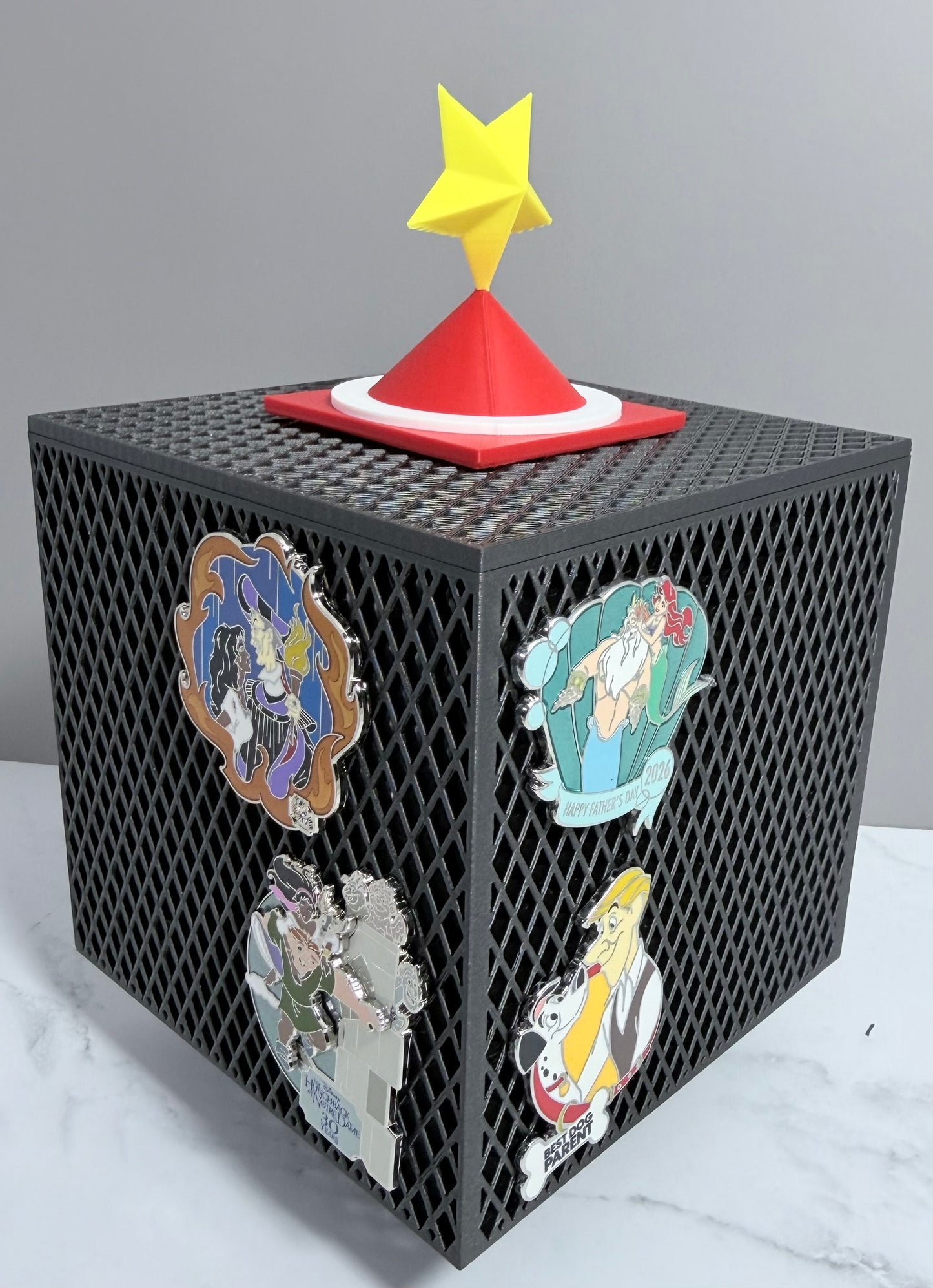 Pin Display Cube for Trading & Collecting Enamel Pins