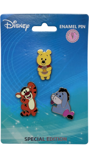 Winnie the Pooh, Eeyore, and Piglet Micro Pin Set