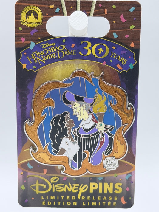 Disney Pin - LR Hunchback 30 Year Anniversary - Esmerelda and Claude Frollo
